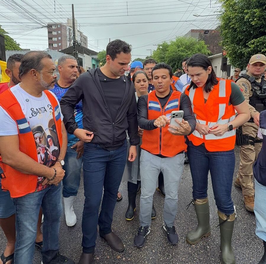 Chuvas deixam famílias fora de casa e mobilizam força-tarefa em Santa Rita