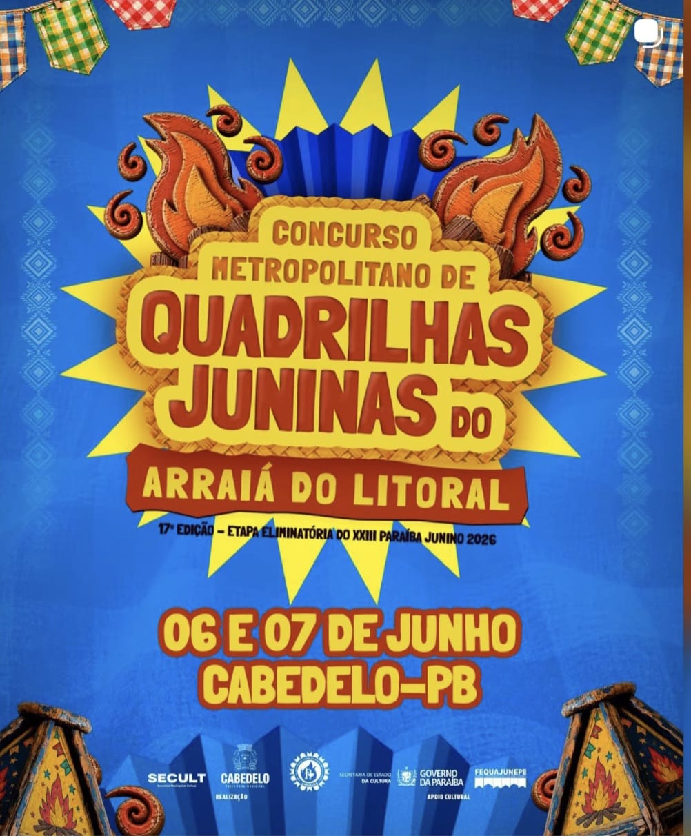 Cabedelo respira São João: multidão prestigia abertura do Concurso Metropolitano de Quadrilhas