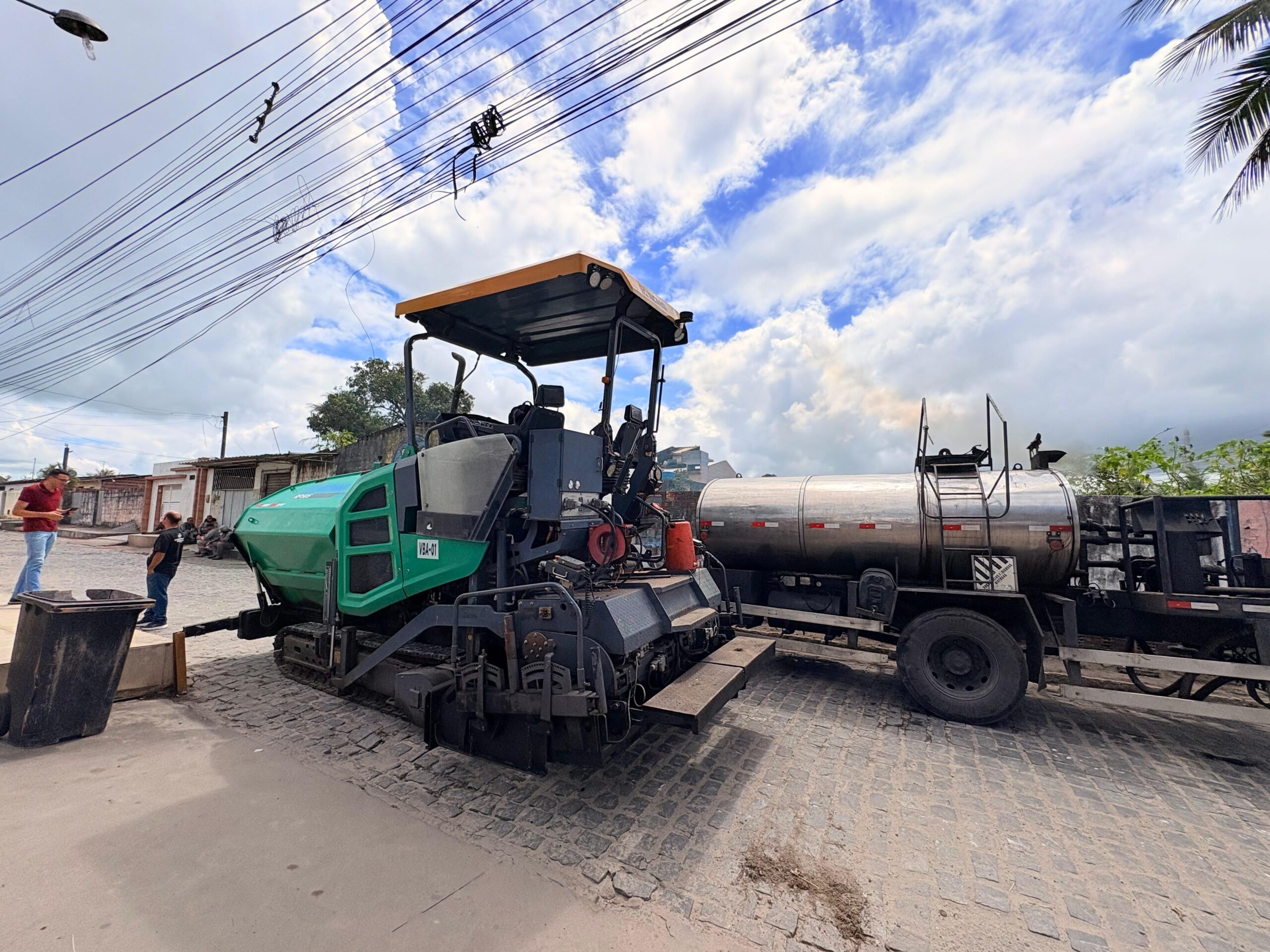 Prefeitura de Santa Rita inicia obras de asfaltamento em ruas de Tibiri II