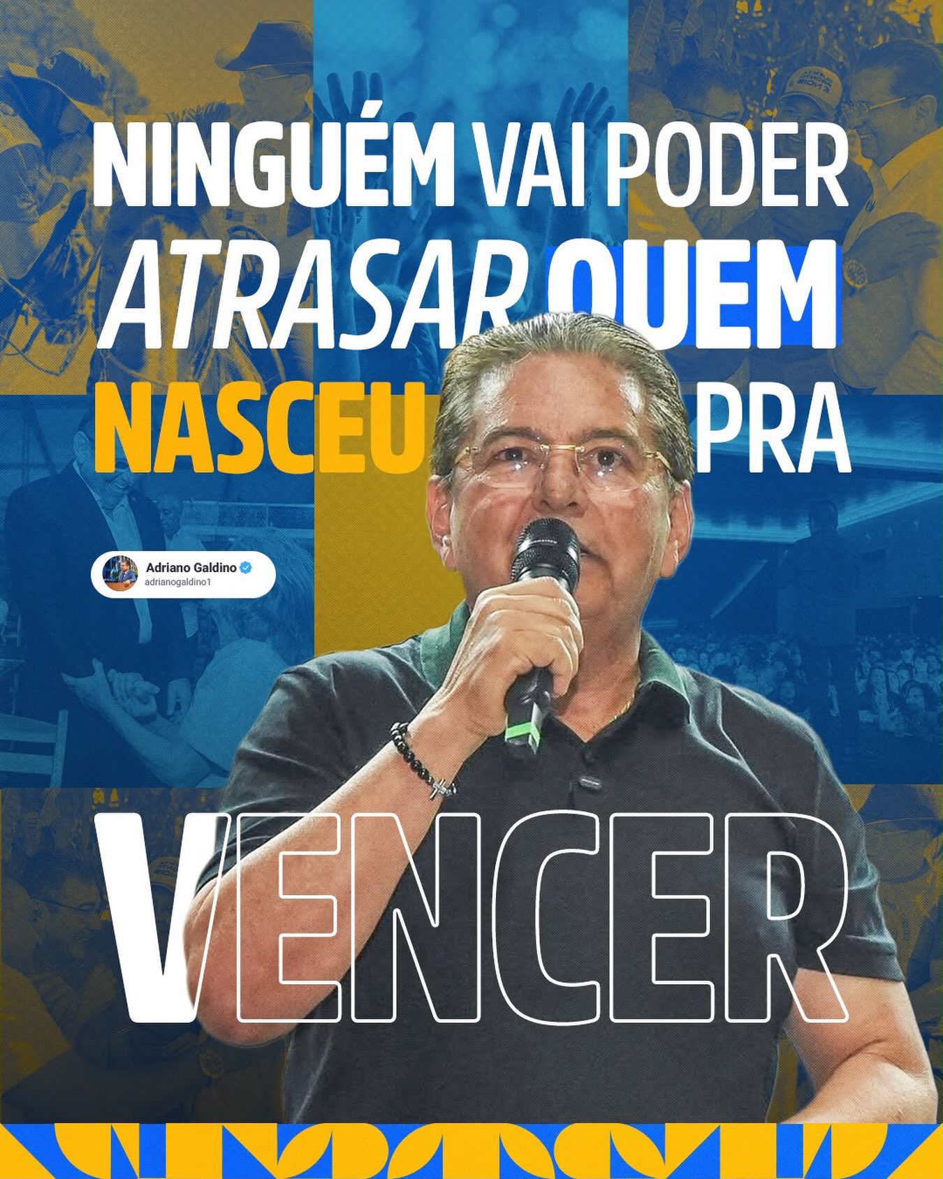 Galdino publica recado enigmático em meio à disputa pela vice de Lucas