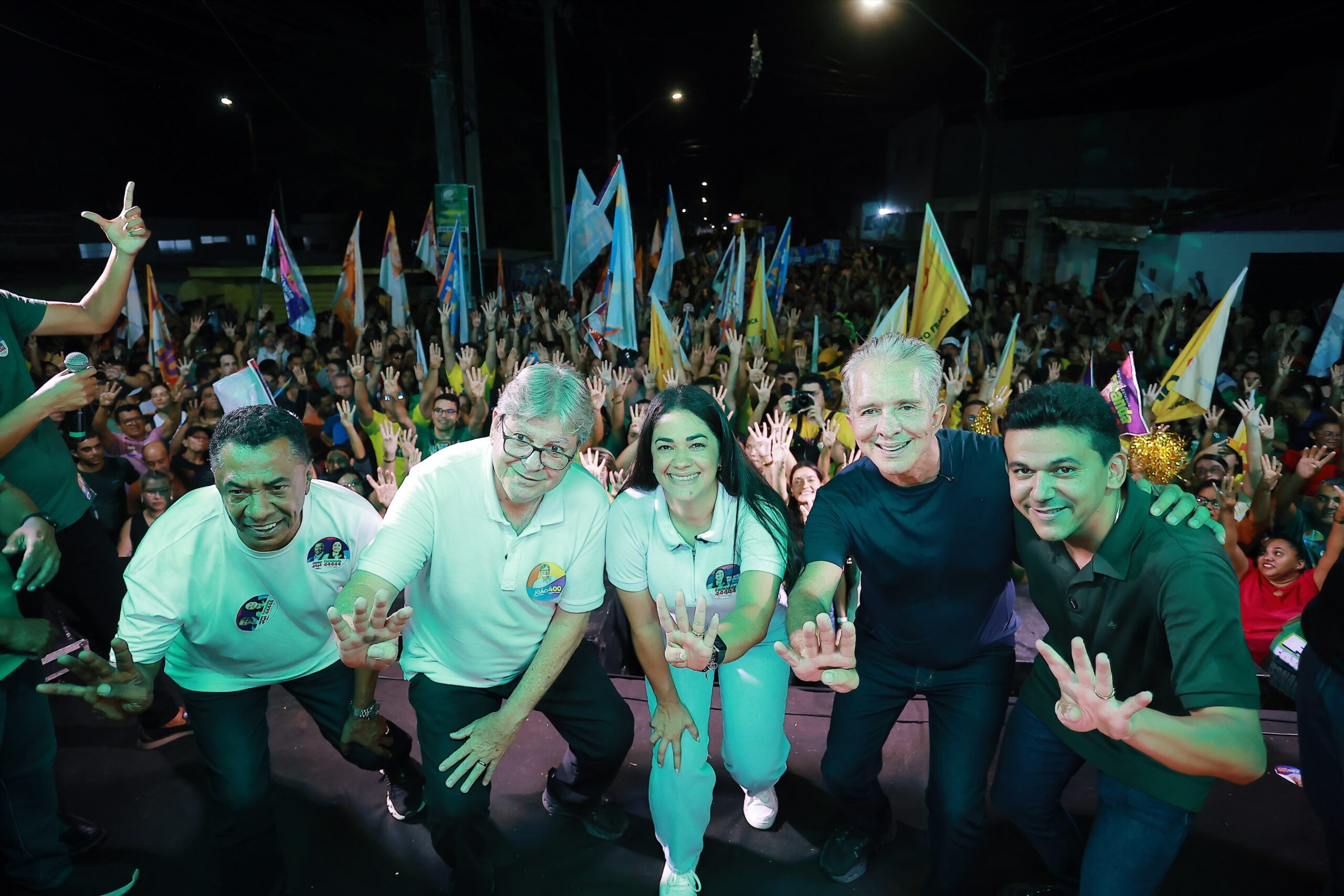 Jackson e Fernanda Alvino comandam mobilização com João Azevêdo, Nabor e Damião em Várzea Nova