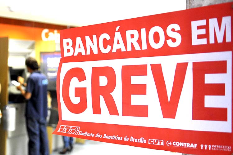 Bancários anunciam greve por tempo indeterminado e BB e Caixa terão atendimento suspenso na Paraíba