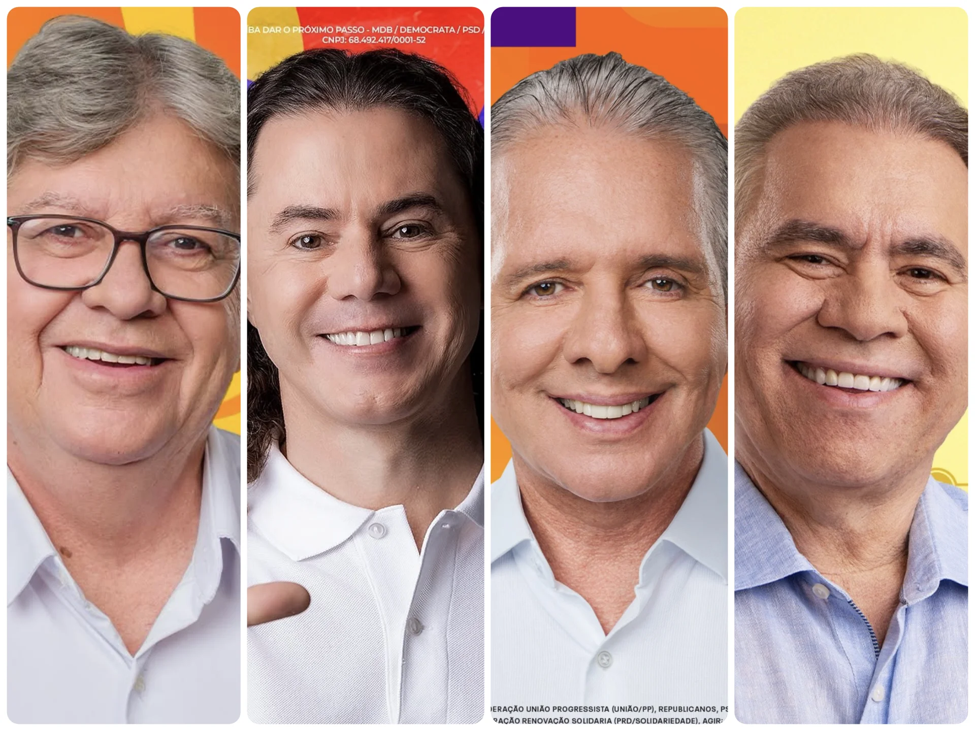 Pesquisa Data Ranking em Campina Grande: Veneziano 51,3%, João 46,2%, Nabor 17,2% e Queiroga 16,3% para o Senado